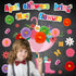 ojustbeok April Showers Bring May Flowers Bulletin Board Decorations Spring Cutouts with 3D Tissue Paper Pompoms Spring Bulletin Board Spring Flow...