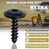 Rexka 30pcs M5-2.12 x 19mm T25 Torx Fender Liner Splash Guard Under Cover License Bracket Truss Head Tapping Screw Bolt Compatible with VW Audi Po...
