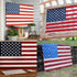 Whaline 7 Pieces American Flag 50 Stars Stencil Template for Painting on Wood, Fabric, Paper, Airbrush, Walls Art, 2 Large, 2 Medium and 3 Small f...