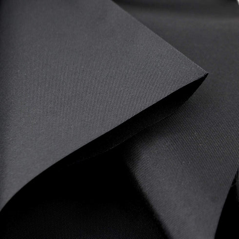 Canvas Waterproof Fabric 6OZ 58 Inches Wide by The Yard (Black,1 yard)...