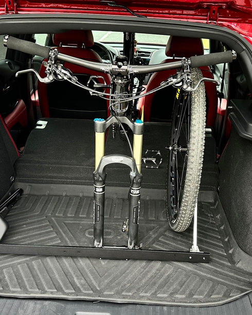 Bike Fork Mount Thru Axle Adapter 9mm 100mm, 12 x 100mm, 15 x 100mm, 15 x 110mm Roof Rack Truck Bed Van Interior L Track Floor Mount Unibody Sleev...