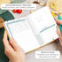 Clever Fox Food Journal Pocket - Daily Food Diary, Meal Planner to Track Calories & Nutrients, Weight Loss Tracker Notebook, 4x5.5” (Amber Yellow)...