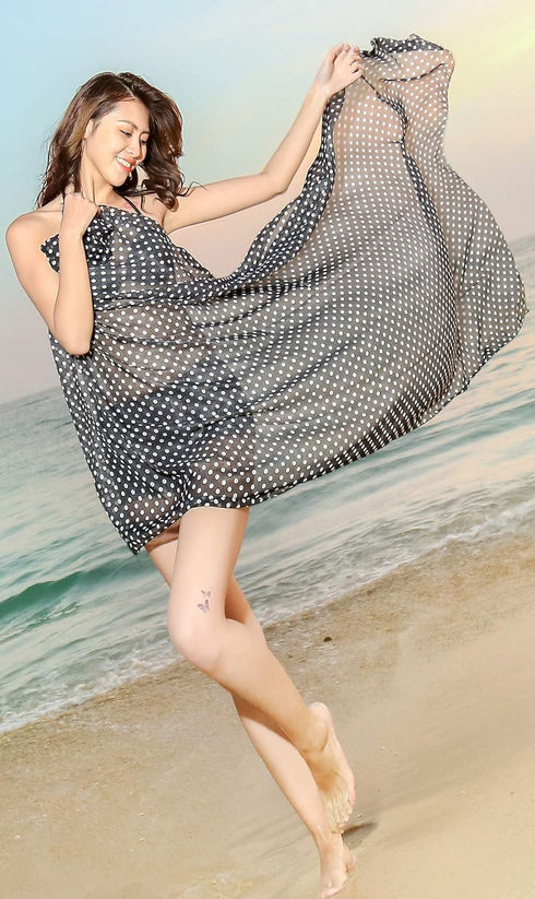 Women's Swimsuit Cover up Sarong Chiffon Beach Bikini Pareo Wrap...