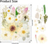 50Pcs Dried Pressed Flowers Real Pressed Flowers Natural Dry Leaves Bulk Mixed Colorful Herbs Kit with Tweezers for Scrapbooking DIY Candle Jewelr...