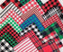 20pcs/Set 8"x8" Check Squares Plaid Craft Cotton Fabric Bundle Gingham Precut Sewing Quilting Patchwork for Christmas Holiday...