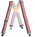 MELOTOUGH Men's Suspenders Fully Elastic 2 inch Wide X back Heavy Duty Work Suspenders...