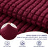 SUBRTEX Stretch Armrest Covers Spandex Arm Covers for Chairs Couch Sofa Armchair Slipcovers for Recliner Sofa with Twist Pins 2pcs (Wine)...