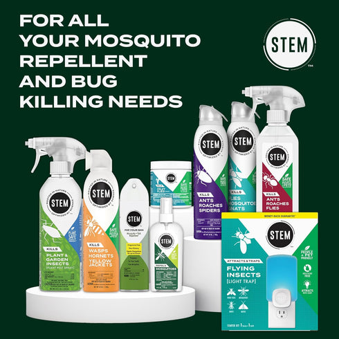 Stem Repels Mosquitoes: Mosquito Repellent Spray With Botanical Extracts; 4 fl oz (Pack Of 3)...