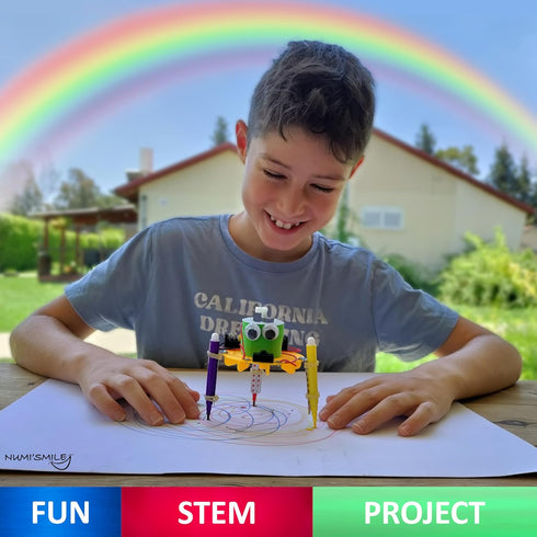 Science Robotics Kit STEM Toys for Boys, DIY Educational Arts and Crafts for Kids, Science Experiments Building Project, Best Birthday for Boys & ...