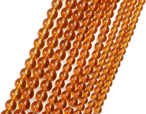 38pcs 10mm Natural Stone Beads,Gemstone Round Loose Beads for DIY Bracelet Necklace Earrings,Stone Beads for Jewelry Making(Amber Crystal)...
