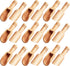 Arroyner 30 PCS Mini Wooden Spoon Mini Bamboo Spoons Small Bath Salt Spoon Small Spice Spoons for Sugar Scrubs, Spices, Bath Salts, Cooking...