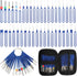 41Pcs Terminal Removal Tool Kit, Upgraded Blue Pin Removal Tool Kit, Electrical Connector Pin Removal Tool Kit, Pin Extractor Tool Set, Wire Termi...