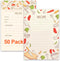 Toplive 50 Pack Recipe Cards 4x6 in, Double Sided Recipe Cards Kitchen, Blank Recipe Cards Thick Cardstock for Bridal Showers Wedding Housewarming...