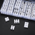 65 Pcs Spring Wire Connectors, Spring Clamp Terminal Cable Clamp Connector, CH-2 Electrical Cable Connectors Block, 2 Pin Push-in Quick Terminal W...