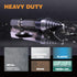 M35 HSS 3/8 Inch Step Drill Bit, Single Size Unibit with Double Spiral Flutesfor Drilling Small Holes on Stainless Steel, Metal, Wood, Plastic...