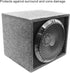 RECOIL 8-Inch High Excursion Black Steel Mesh Subwoofer Grille...