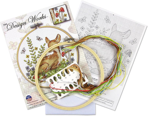 Design Works Crafts Janlynn Counted Cross Stitch Kit, Deer...