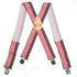 MELOTOUGH Men's Suspenders Fully Elastic 2 inch Wide X back Heavy Duty Work Suspenders...