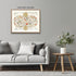 Posterizer 1 pcs-1675 double hemisphere celestial chart by Louis Vlasbloem-Astrology & Zodiac Art-décor for living room, bedroom- UNFRAMED Wall Ar...