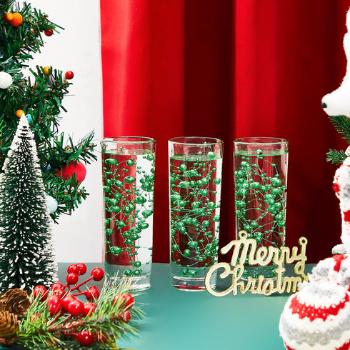 Tondiamo 24 Pcs Artificial Pearl String for Floating Candle Faux Pearls Beads String Party Garland Decoration for Vases Filler Wedding Centerpiece...