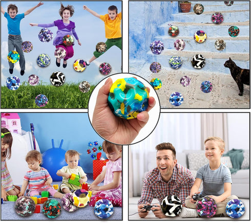 Space Ball,Extreme High Bouncing Ball, Super High Bouncing Space Ball, Children's Sensory Ball, Athlete Training Ball...