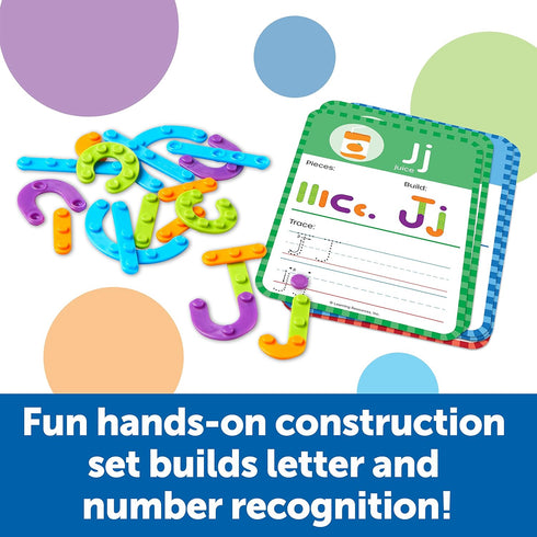 Learning Resources Skill Builders! Kindergarten Letter & Number Maker, Educational Indoor Games, Preschool Alphabet, Toddler, Brain Toys,Back to S...