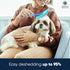 American Kennel Club AKC Firm Deshedding Slicker Dog Brush with Coated Tips for Gentle Detangling, Effectively Removes Loose Hair and Reduces Shed...