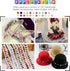 Glarks 2880Pcs 6MM 24 Colors Beads Flat Back Half Round Pearl Bead Cabochon Pearl Flatback Beads Set...