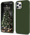 IceSword iPhone 12 Pro Max Case Dark Green, Thin Liquid Silicone Shockproof Phone Case Cover, Deep Forest Green, Gel Rubber Drop Protective 6.7" [...