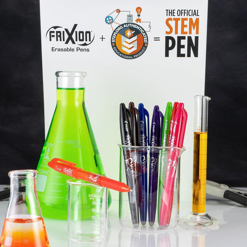 PILOT FriXion Ball Erasable & Refillable Gel Ink Stick Pens, Fine Point, Black Ink, 8-Pack...