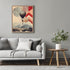 Posterizer 1 pcs-collage with landscapes and a balloon-Abstract & Modern Art-Landscape & Nature Art-Gift for Art Lovers- UNFRAMED Wall Art...