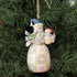 Enesco Jim Shore Heartwood Creek Snowman with Baby Hanging Ornament, Multicolor...