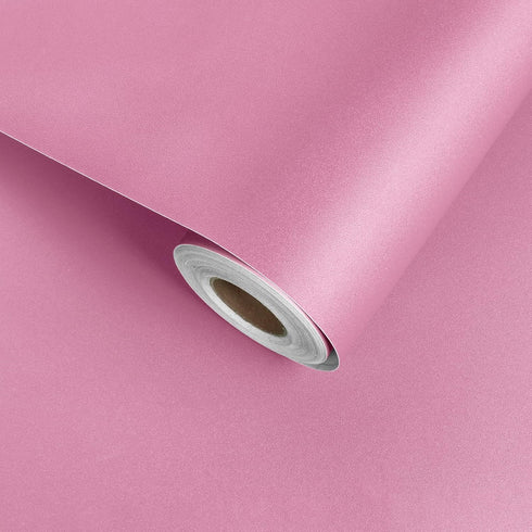 Pink Contact Paper for Countertops Waterproof Pink Peel and Stick Wallpaper Girls Bedroom Wall Paper for Apartments Kitchen Cabinet Table Top Draw...