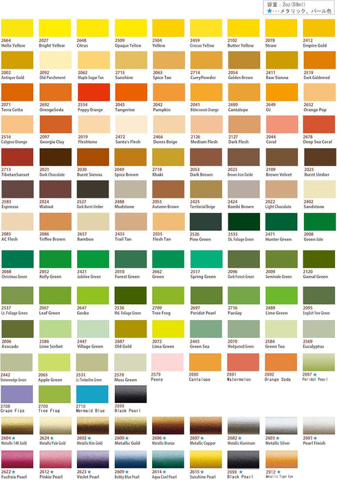 Delta Creative Ceramcoat Metallic and Pearl Acrylic Paint in Assorted Colors (2 oz), , Pearl Finish...