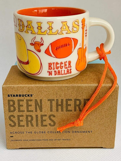 Starbucks DALLAS BEEN THERE SERIES ACROSS THE GLOBE COLLECTION ORNAMENT Ceramic Demitasse Mug, 2 Fl Oz...
