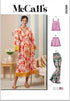 McCall's Unisex Adult Clothing Sewing Pattern Packet, Design Code M8392, Multicolor, 8-10-12-14-16 US...