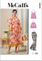 McCall's Easy-to-sew Misses' Sleepwear Robe, Dress, Top, Shorts, and Pants Sewing Pattern Packet, Design Code M8392, Sizes 18-20-22-24-26...