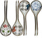 Asian Soup Spoon Ceramic Soup Spoon Long Handle, Japanese Soup Spoon for Pho, Wonton, Noodles, Dumplings, Chinese Ceramic Spoons Ramen Spoon, Set ...