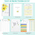 OUTSHINE 6 x9 Sunflower Hardcover Recipe Binder, Blank Recipe Binder to Write in Your Own Recipes, Recipe Binder, Recipe Book Blank, Recipe Notebo...