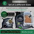Gardening Plant Repotting Mats Waterproof Set of 2 sizes 50 * 50cm/75 * 75cm Portable Gardening Transplanting Mat Foldable Succulent Potting Mat R...