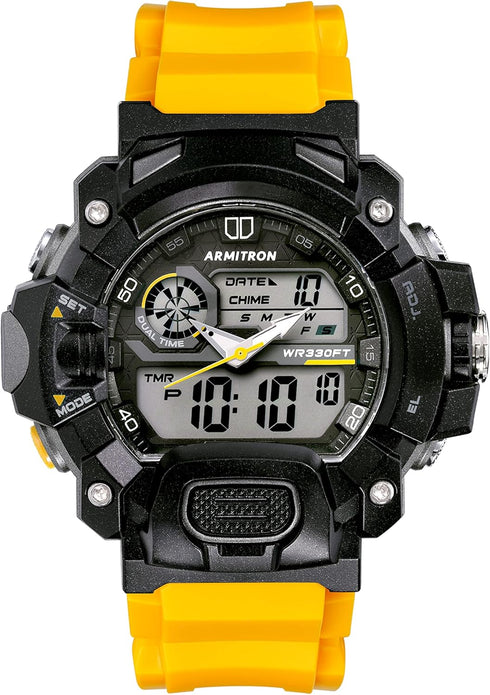 Armitron Sport Men's Analog-Digital Chronograph Resin Strap Watch, 20/5477...