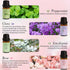 8 Pack Organic Aromatherapy Essential Oil Set, Pure Essential Oil Kit for Diffusers for Home, Peppermint, Lavender, Eucalyptus, Tea Tree,Rose, Ros...