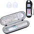 khanka Hard Electric Toothbrush Travel Case with 2 Pack Toothpaste Cap, Compatible with Philips Sonicare ProtectiveClean 4100 5100 5300 6100 6500,...