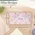 Christian Art Gifts White Floral Faux Leather Checkbook Cover for Women with Scripture - I Am With You Always - Checkbook Cover for Duplicate Chec...