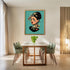 Posterizer 1 pcs-fishes and a vintage woman collage-Art for Animal Lovers-Retro Art-Gift for Art Lovers- UNFRAMED Wall Art...