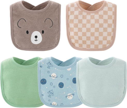 The Peanutshell Baby Bibs for Boys or Girls, Terry Cloth, Feeding, Drooling, Teething Essentials for Newborn, Infant, Toddler Babies, Gender Neutr...