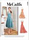 McCall's Misses' Fit and Flare Knit Dress Sewing Pattern Kit, Code M8215, Sizes 26W-28W-30W-32W, Multicolor...