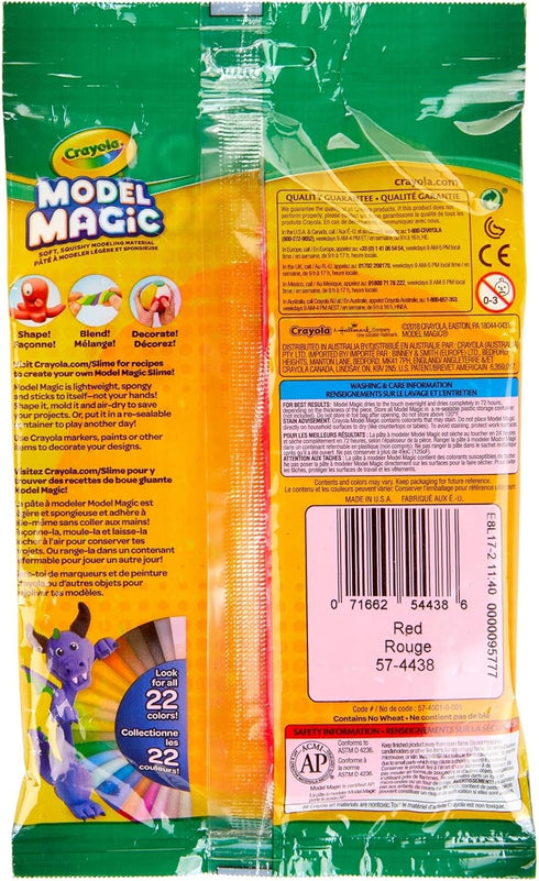 Crayola Model Magic 4 oz, Red (57-4438)...
