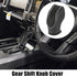 X AUTOHAUX Car Faux Leather Gear Shift Knob Cover for Ford Focus Escape Fusion Fiesta Transit Van Carbon Fiber Pattern Gray Line...