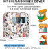 KitchenAid Mixer Cover with Pockets, Fits 5-8 Quart KitchenAid Mixers...